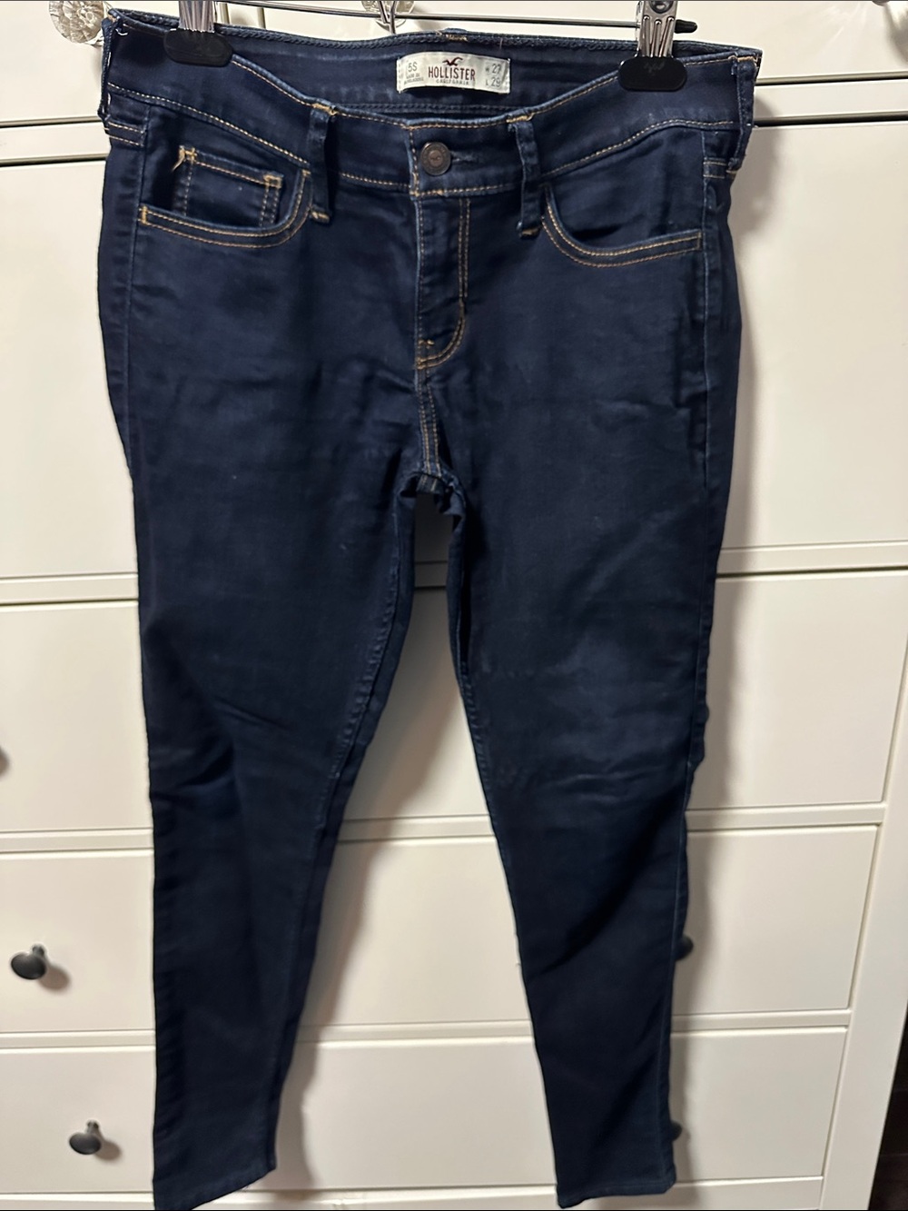 Hollister Women's Navy Skinny Jeans